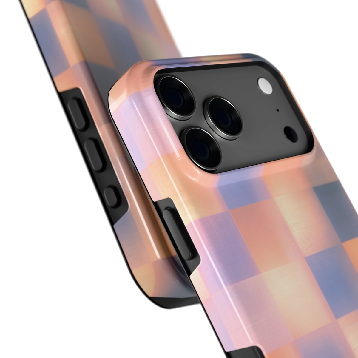 Zachte Gloed Blokken hoesje voor iPhone 17 Pro Max, close-up