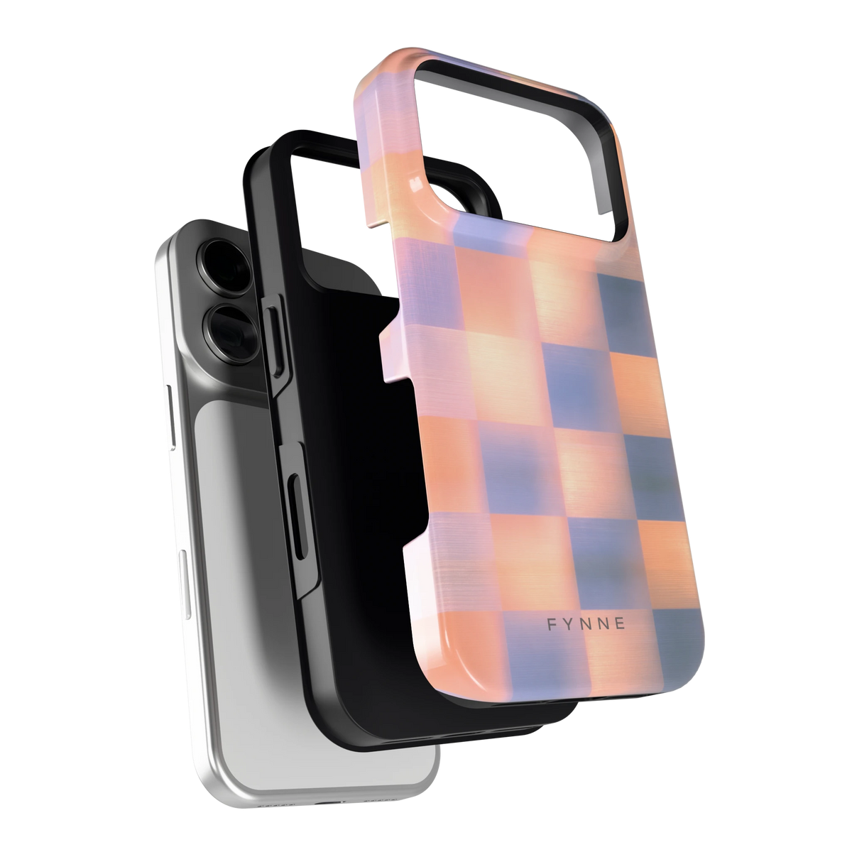 Zachte Gloed Blokken hoesje voor iPhone 18 Pro, los van de telefoon
