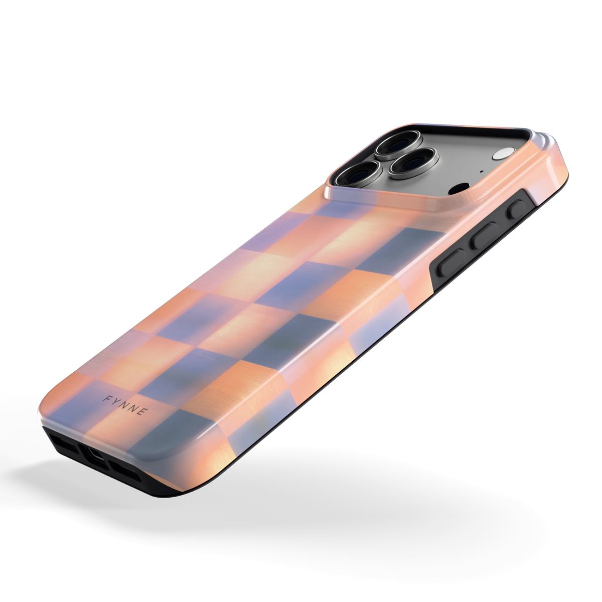 Zachte Gloed Blokken hoesje voor iPhone 18 Pro Max, schuin