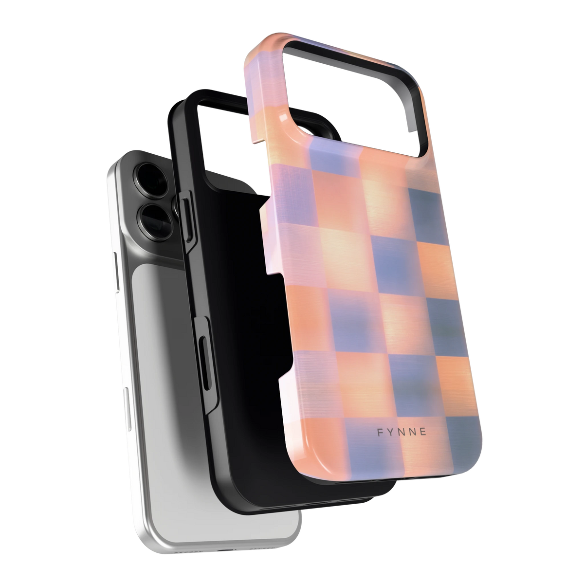 Zachte Gloed Blokken hoesje voor iPhone 18 Pro Max, los van de telefoon
