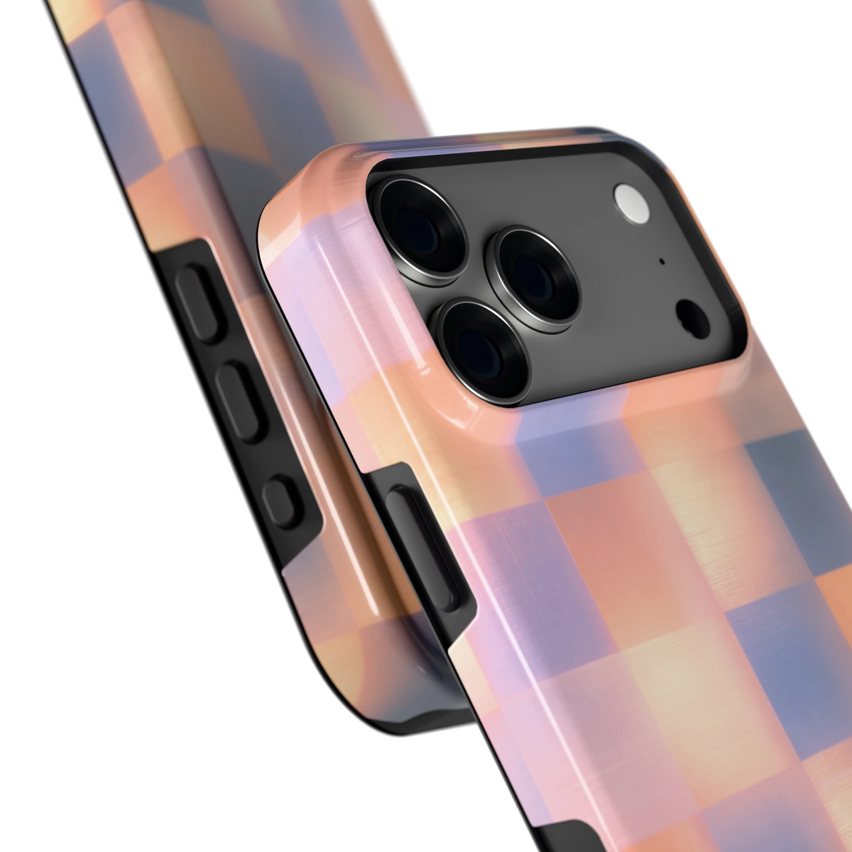 Zachte Gloed Blokken hoesje voor iPhone 18 Pro Max, close-up