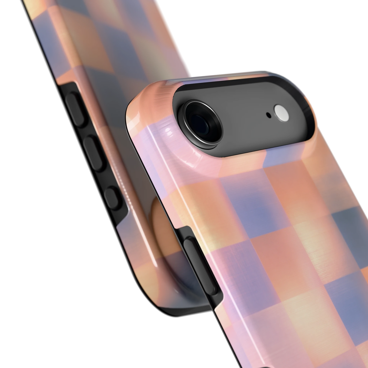 Zachte Gloed Blokken hoesje voor iPhone Air, close-up