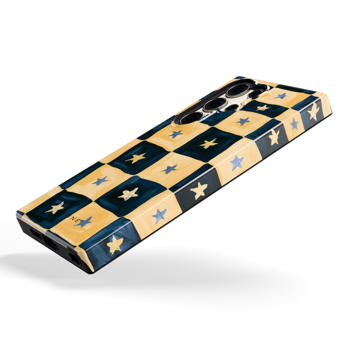 Sterrendambord hoesje voor Galaxy S23 Ultra, schuin