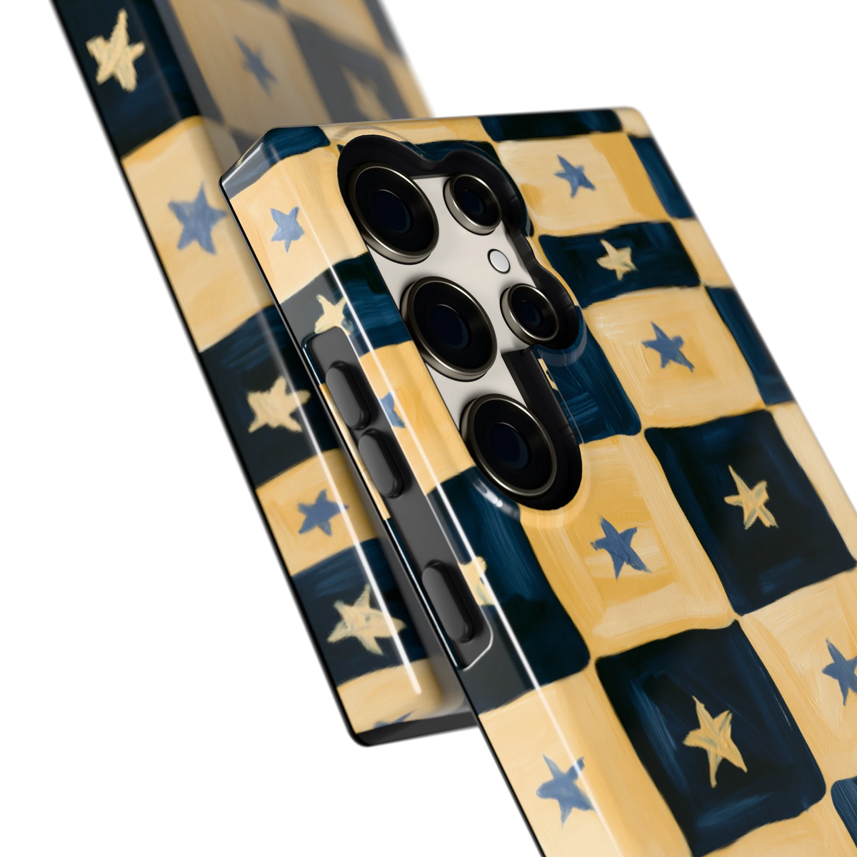 Sterrendambord hoesje voor Galaxy S23 Ultra, close-up