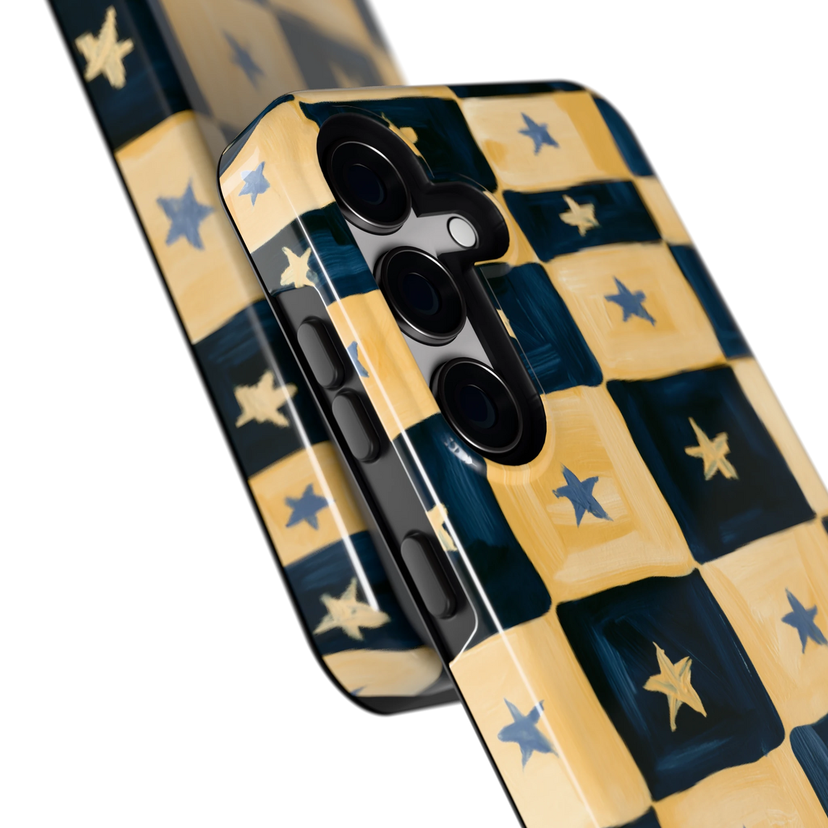 Sterrendambord hoesje voor Galaxy S24, close-up