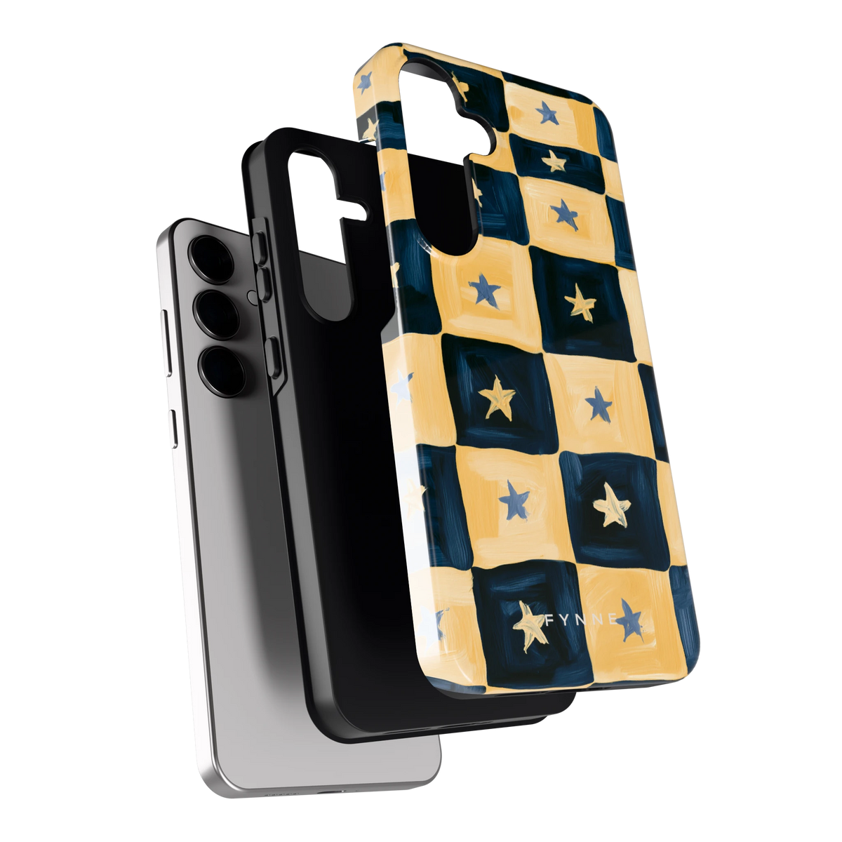 Sterrendambord hoesje voor Galaxy S24+, los van de telefoon