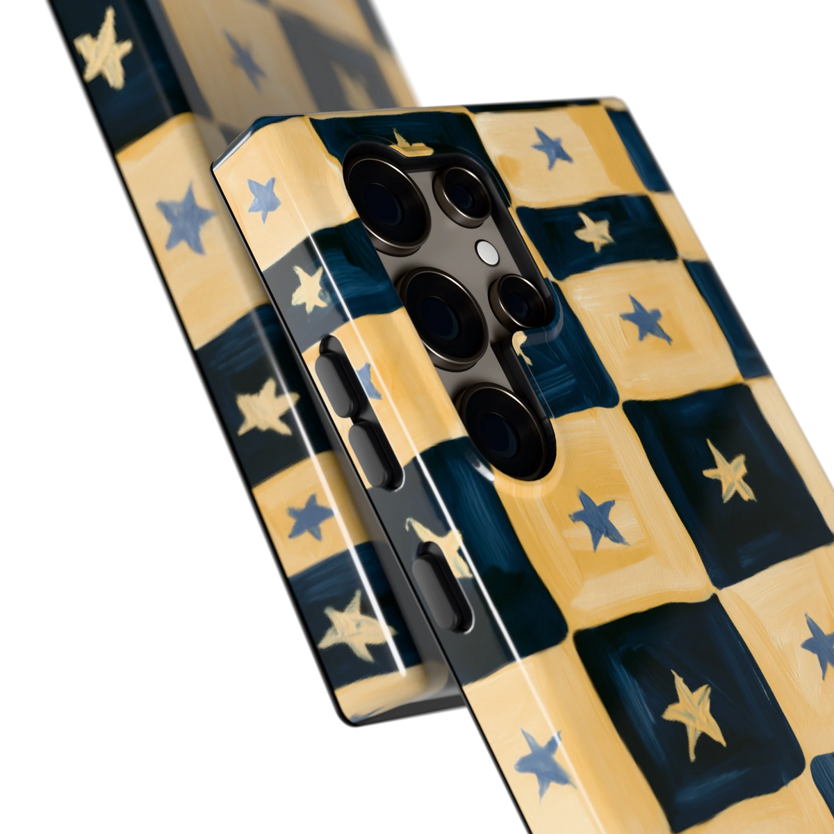 Sterrendambord hoesje voor Galaxy S24 Ultra, close-up