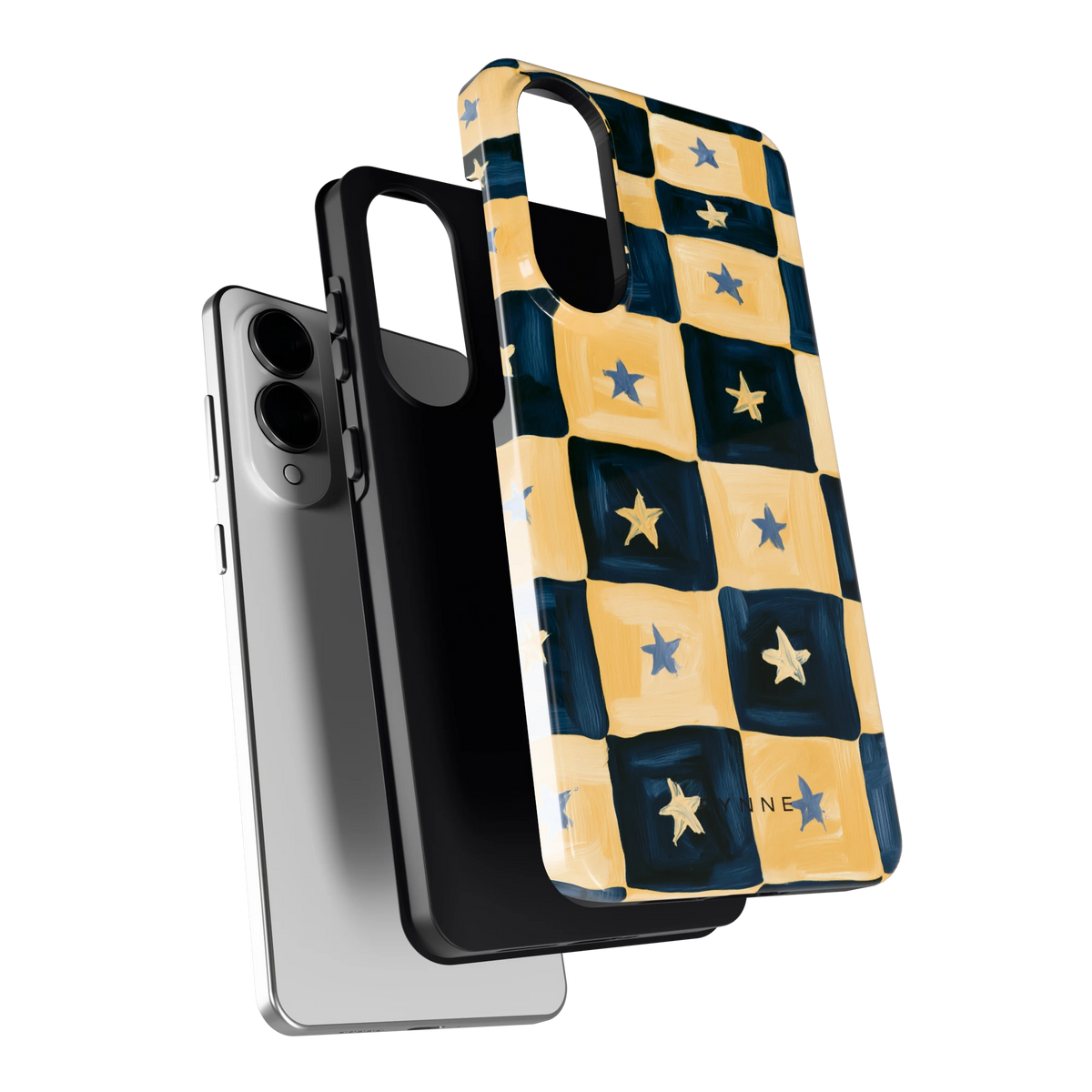 Sterrendambord hoesje voor Galaxy S25 Edge, los van de telefoon