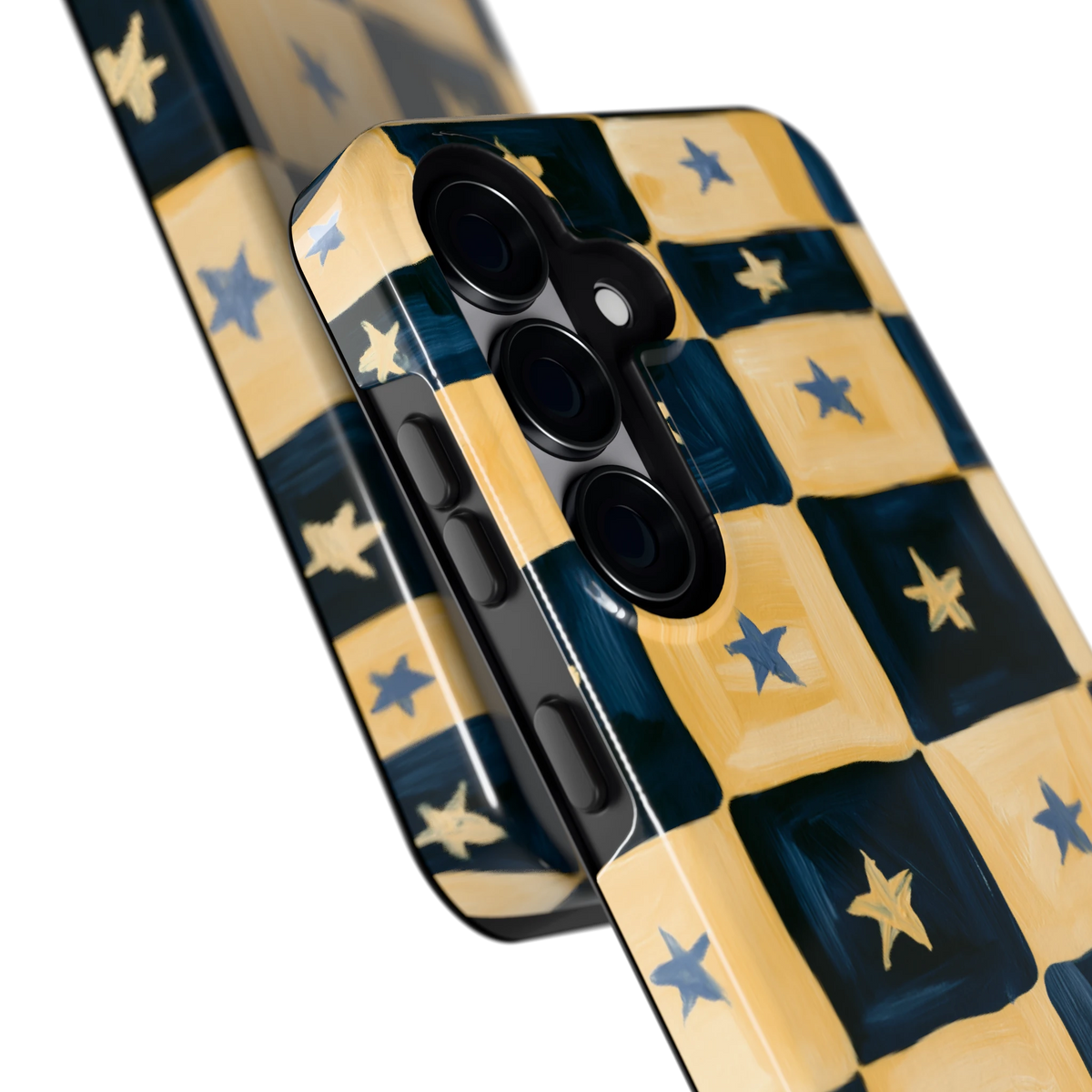 Sterrendambord hoesje voor Galaxy S25, close-up