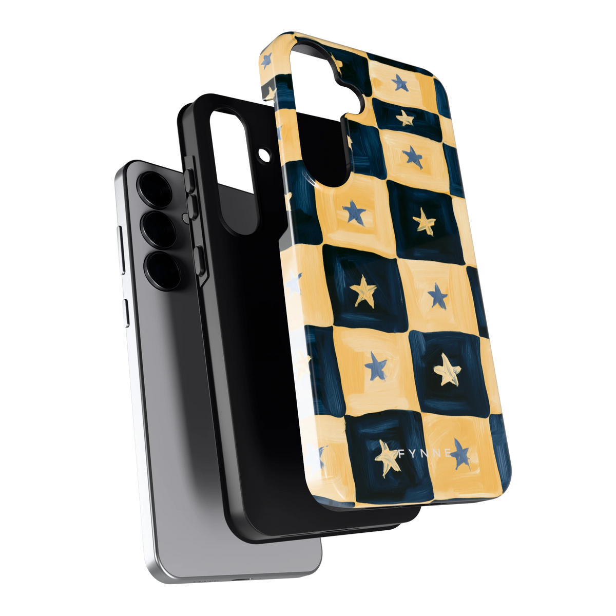 Sterrendambord hoesje voor Galaxy S25+, los van de telefoon