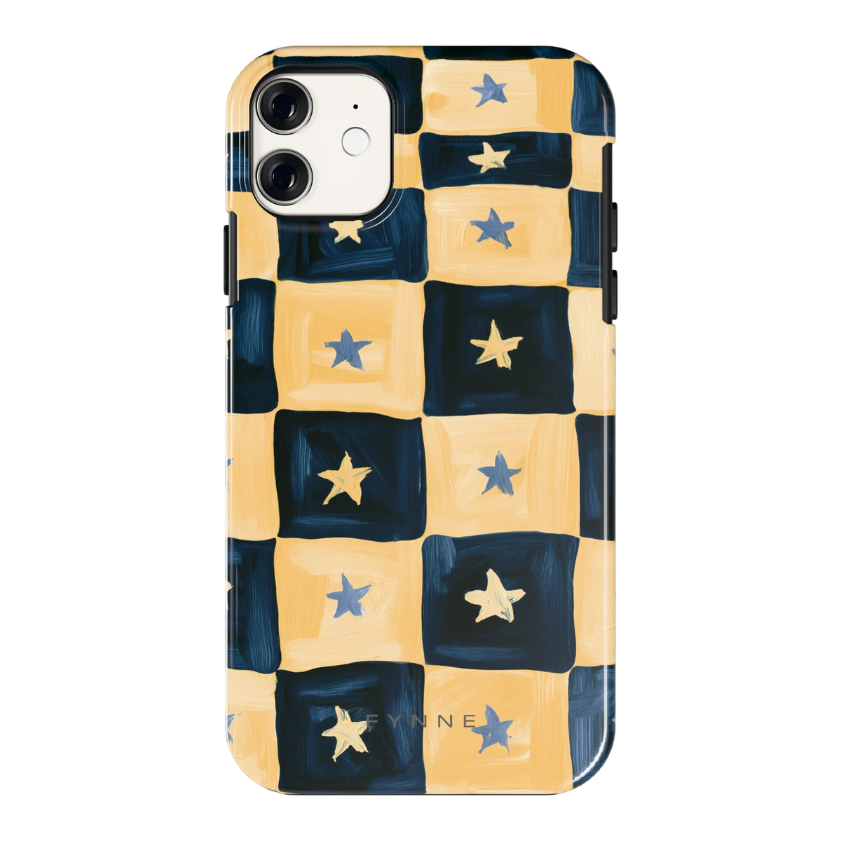 Sterrendambord hoesje voor iPhone 11, achterkant