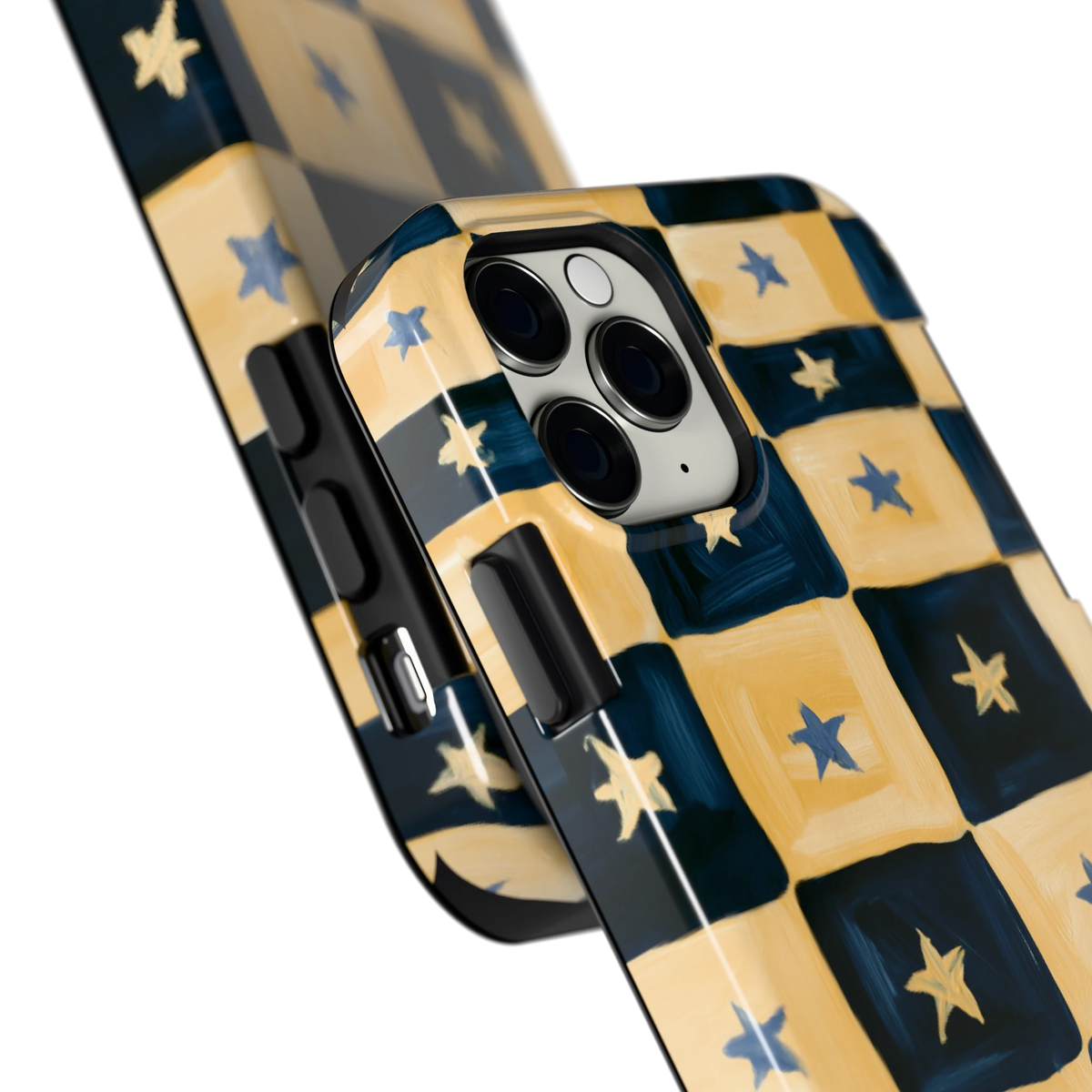 Sterrendambord hoesje voor iPhone 11 Pro, close-up