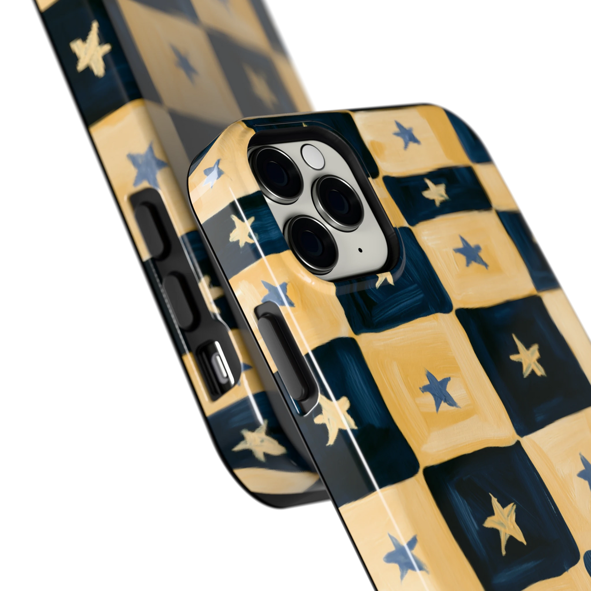 Sterrendambord hoesje voor iPhone 11 Pro Max, close-up