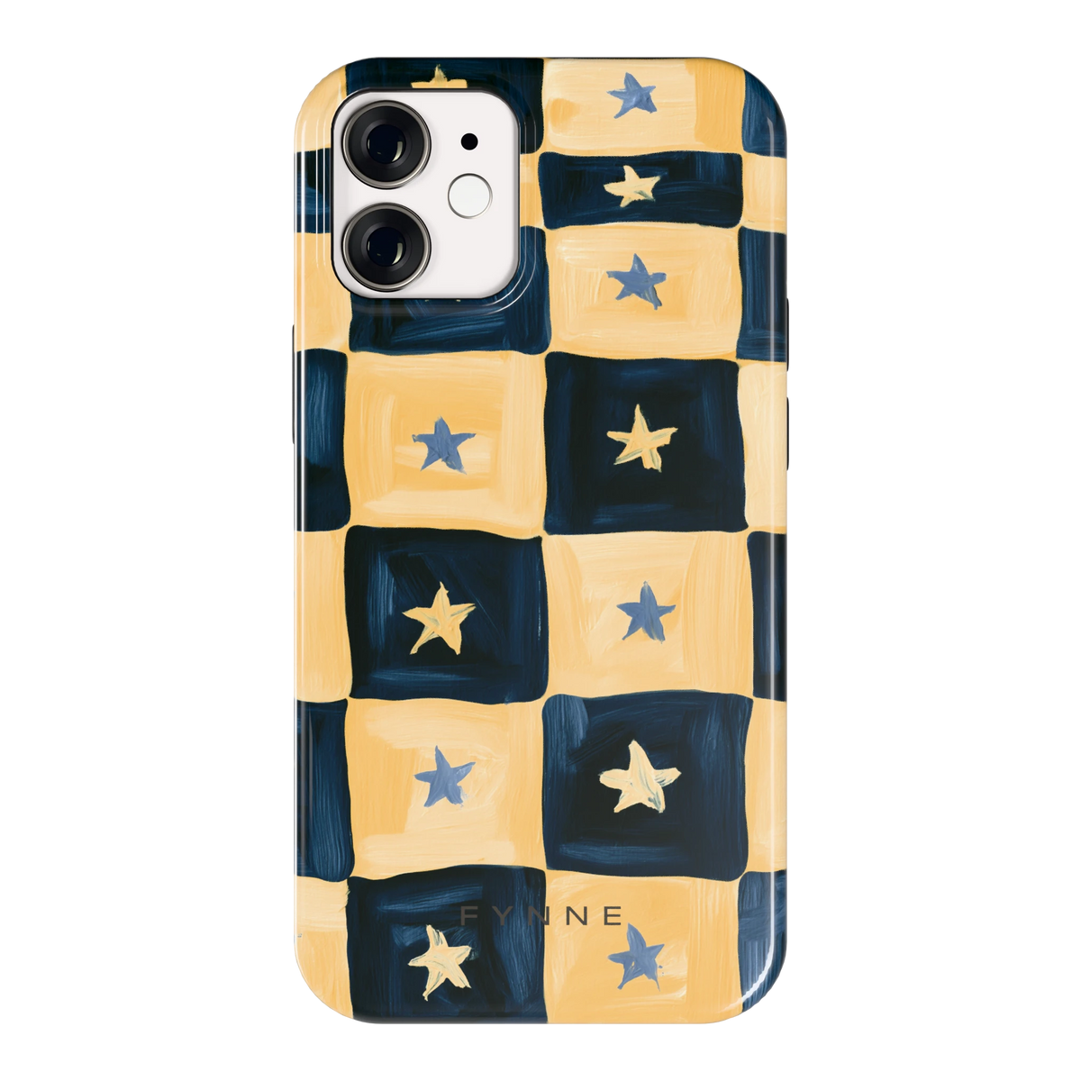 Sterrendambord hoesje voor iPhone 12 mini, achterkant