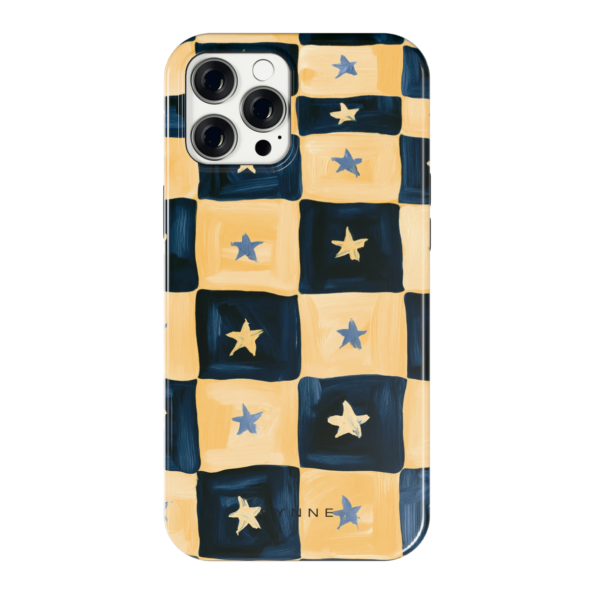 Sterrendambord hoesje voor iPhone 12 Pro Max, achterkant