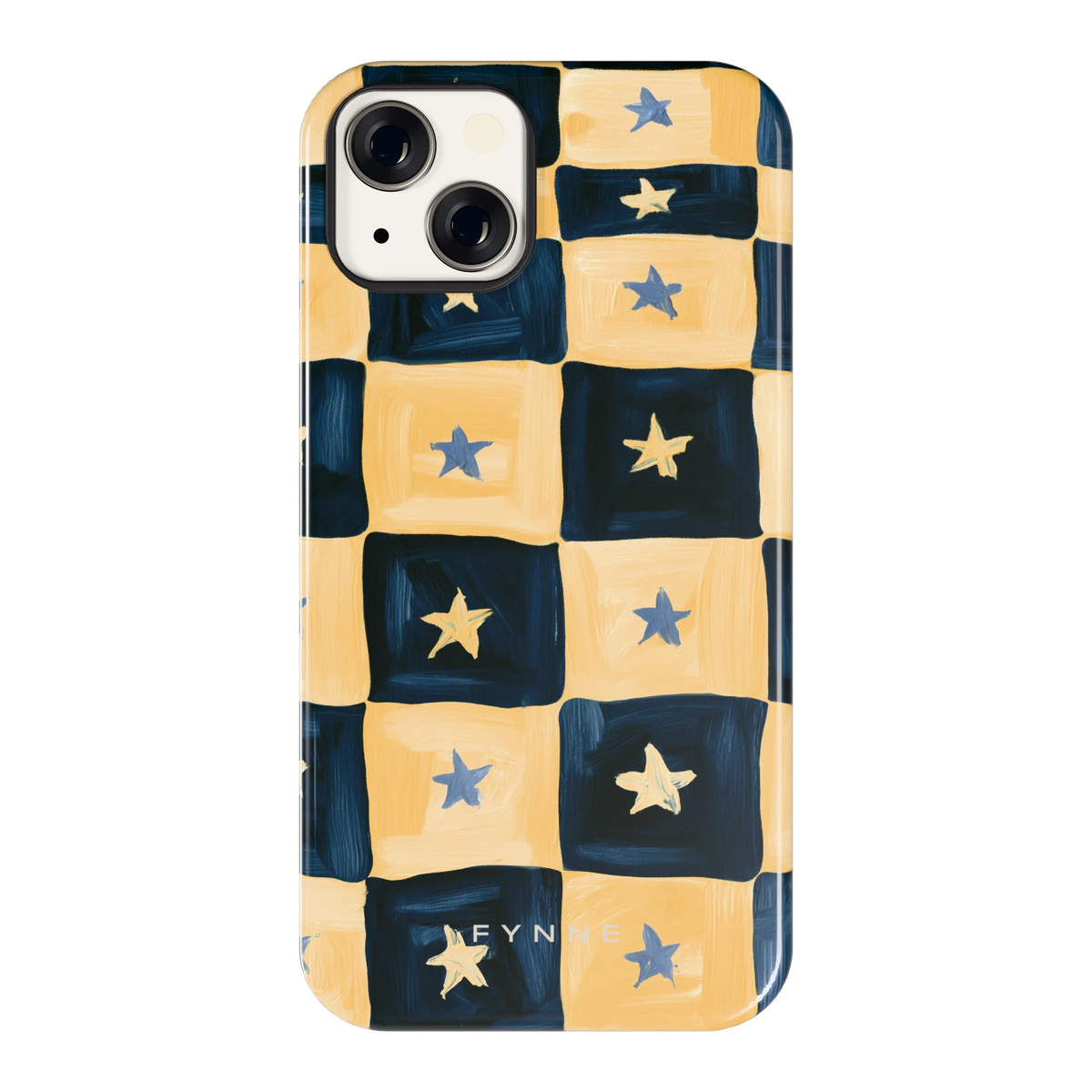 Sterrendambord hoesje voor iPhone 13, achterkant