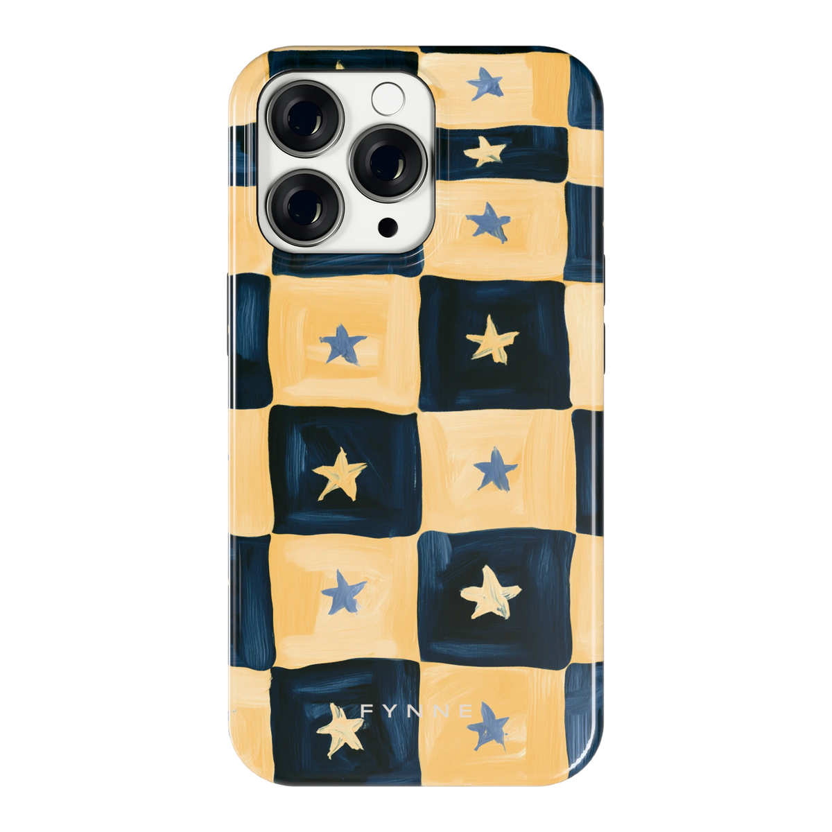 Sterrendambord hoesje voor iPhone 13 Pro, achterkant