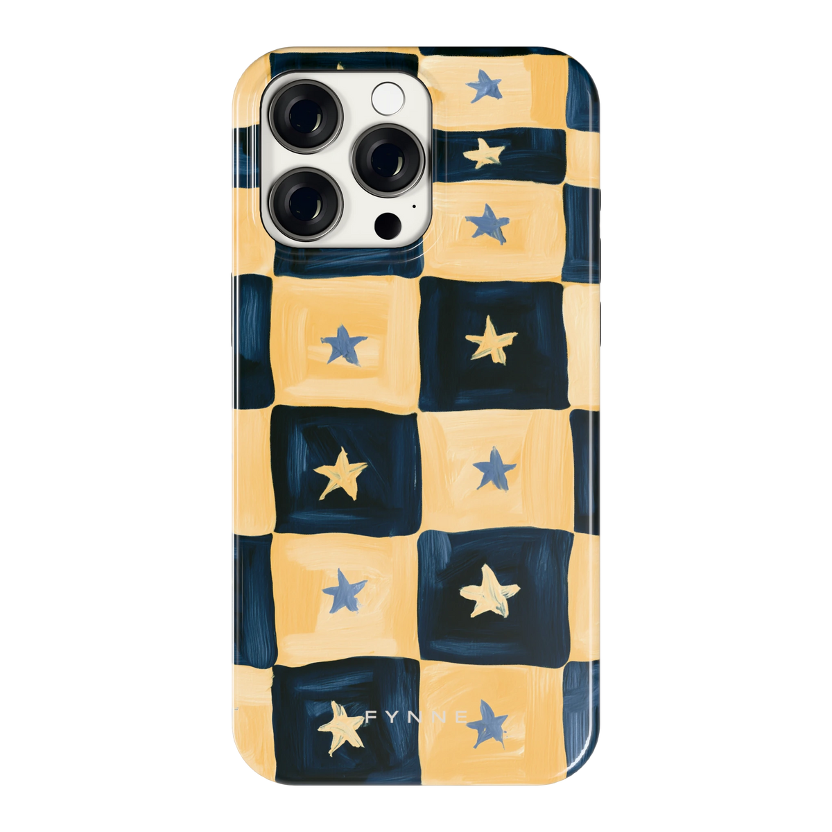 Sterrendambord hoesje voor iPhone 15 Pro Max, achterkant