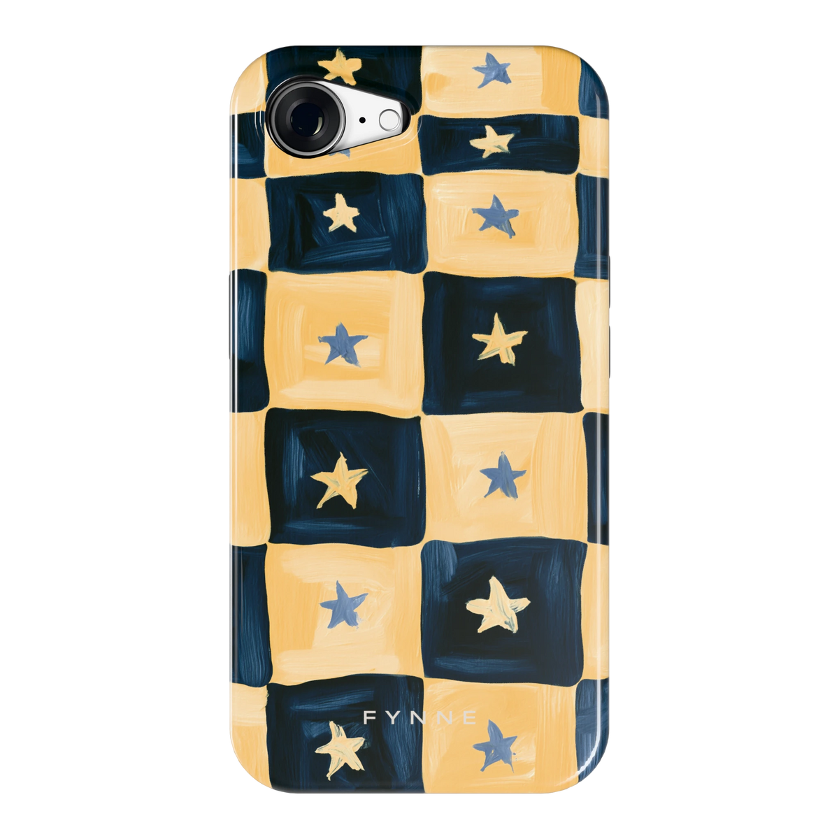 Sterrendambord hoesje voor iPhone 16e, achterkant