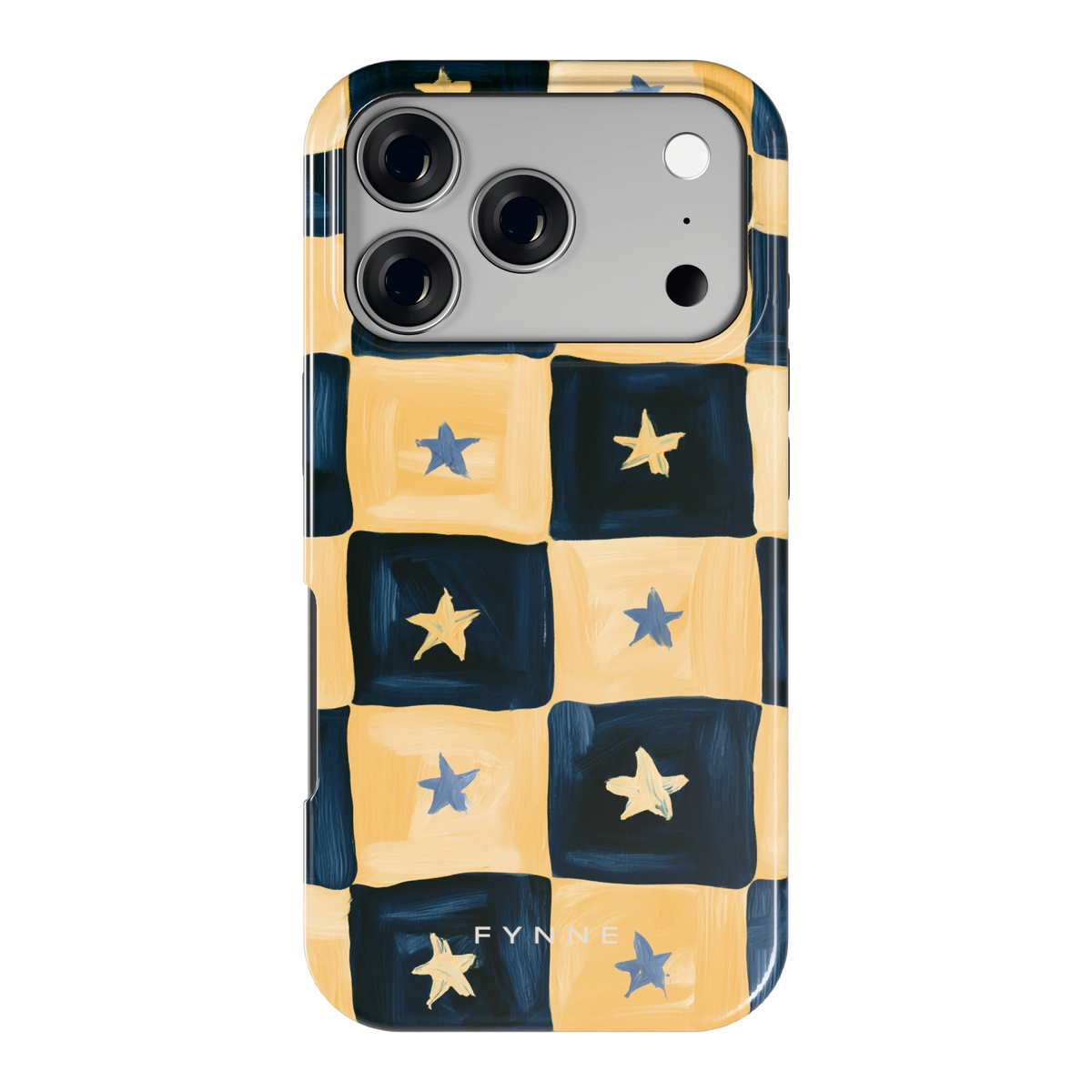 Sterrendambord hoesje voor iPhone 17 Pro, achterkant