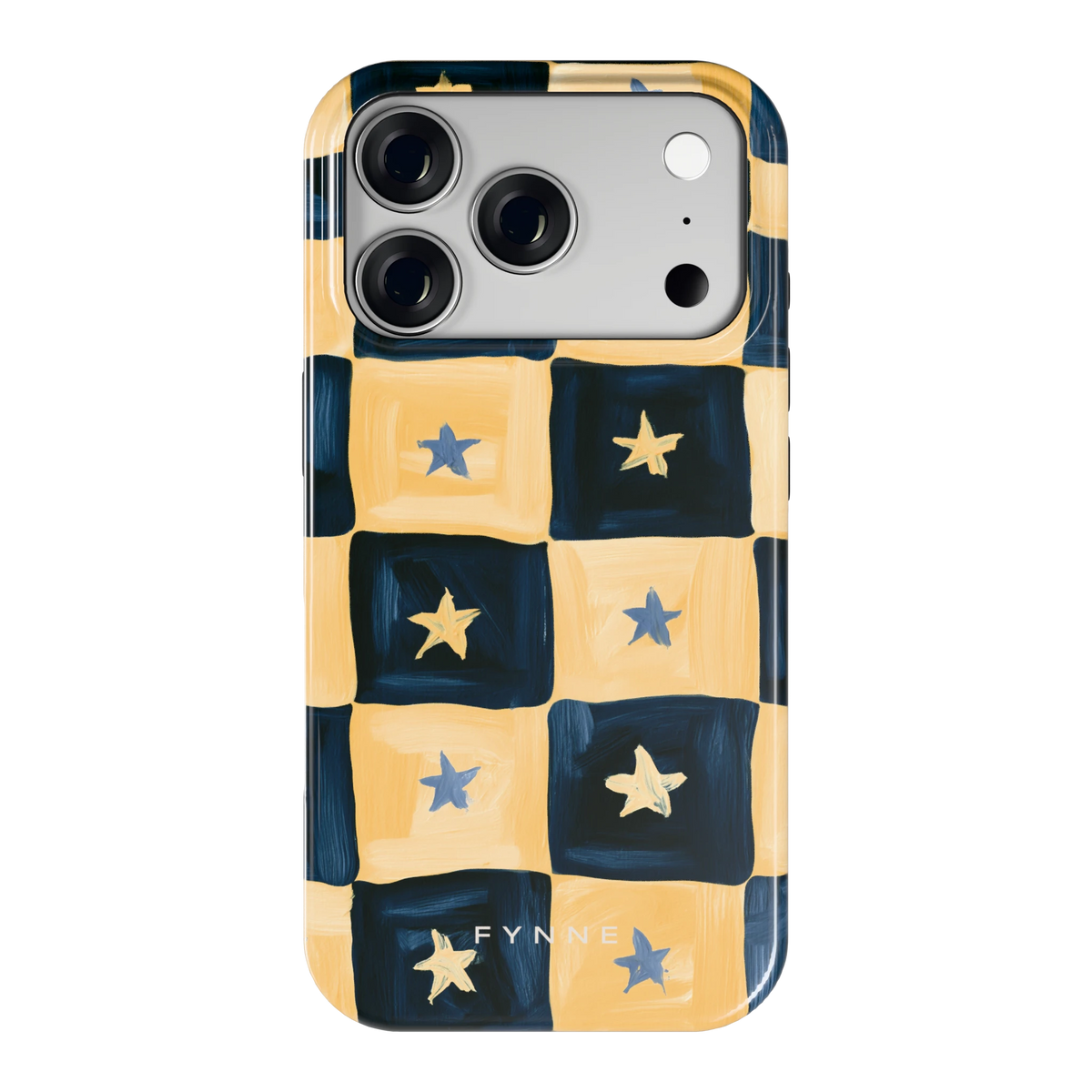 Sterrendambord hoesje voor iPhone 18 Pro, achterkant