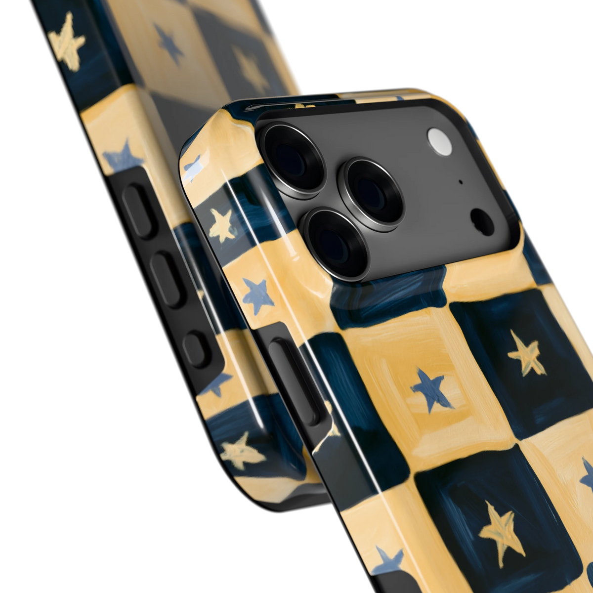 Sterrendambord hoesje voor iPhone 18 Pro Max, close-up
