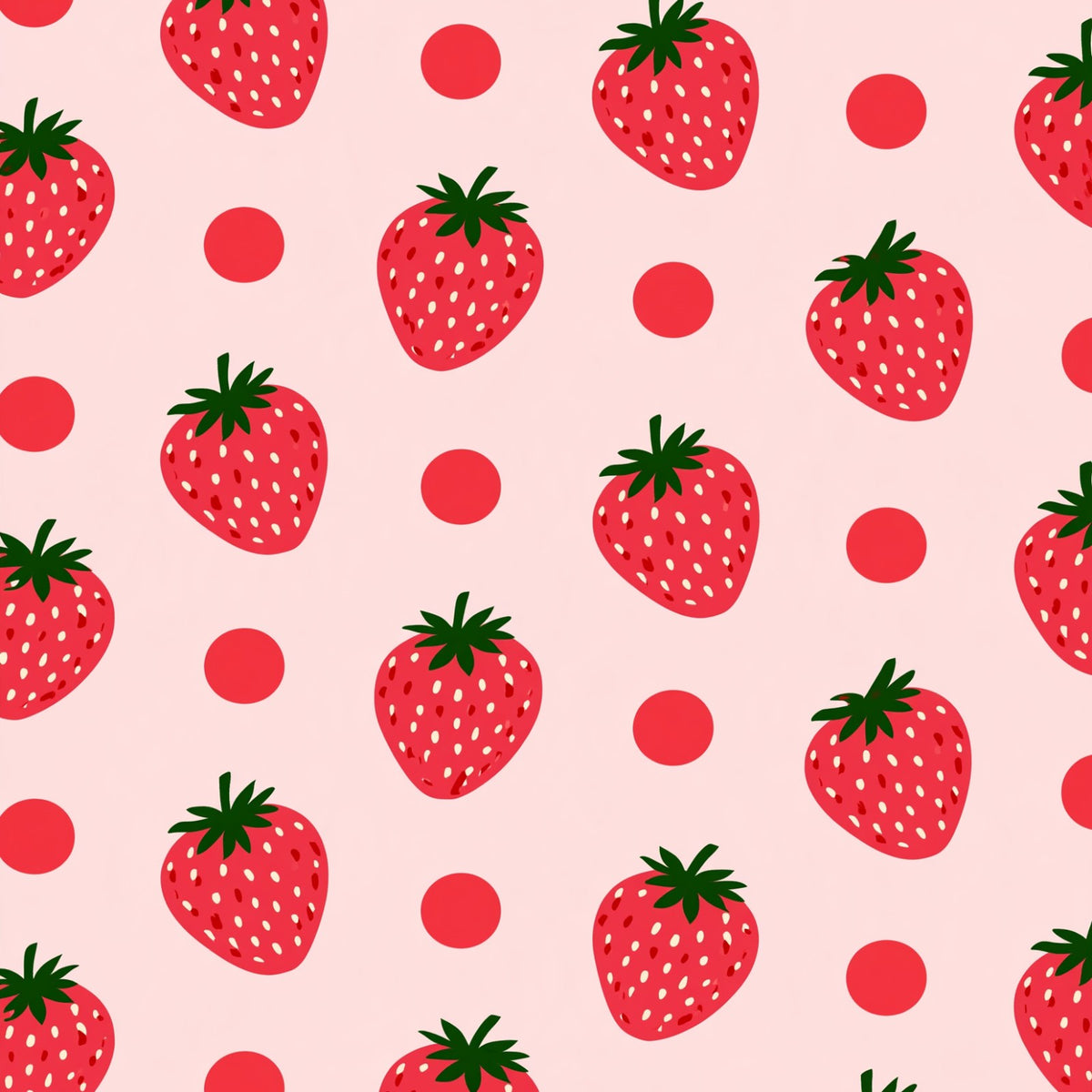 Aardbeien en Stippen, het ontwerp