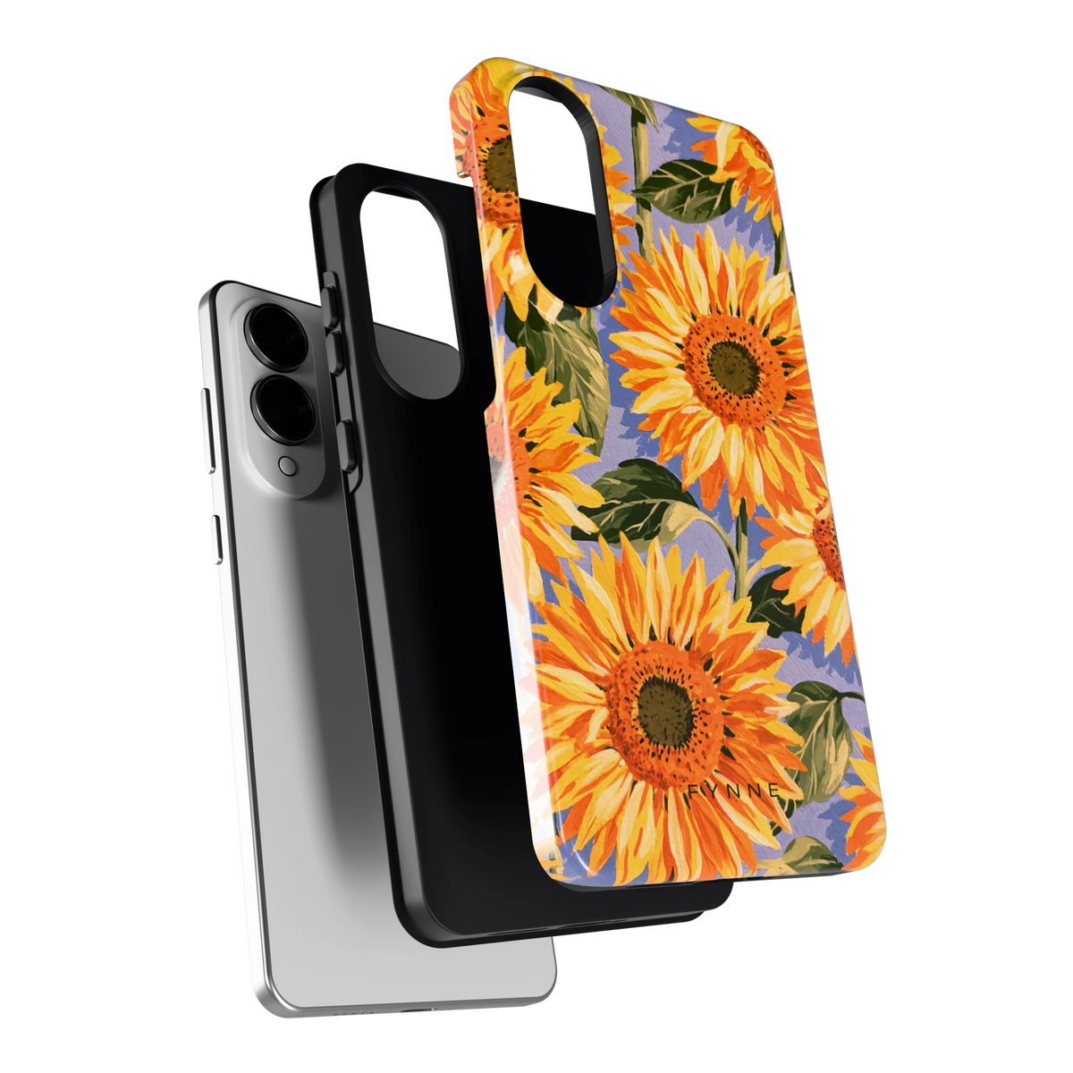 Zonnebloemenveld hoesje voor Galaxy S25 Edge, los van de telefoon