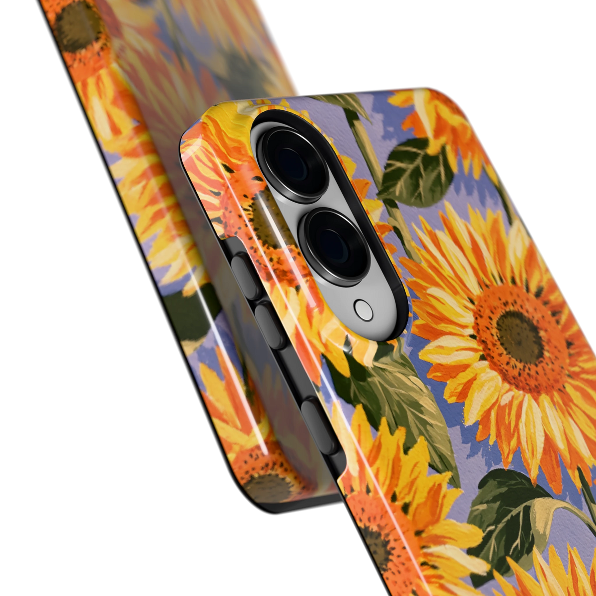 Zonnebloemenveld hoesje voor Galaxy S25 Edge, close-up