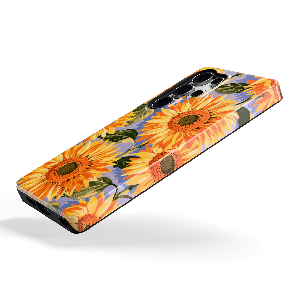 Zonnebloemenveld hoesje voor Galaxy S25 Ultra, schuin