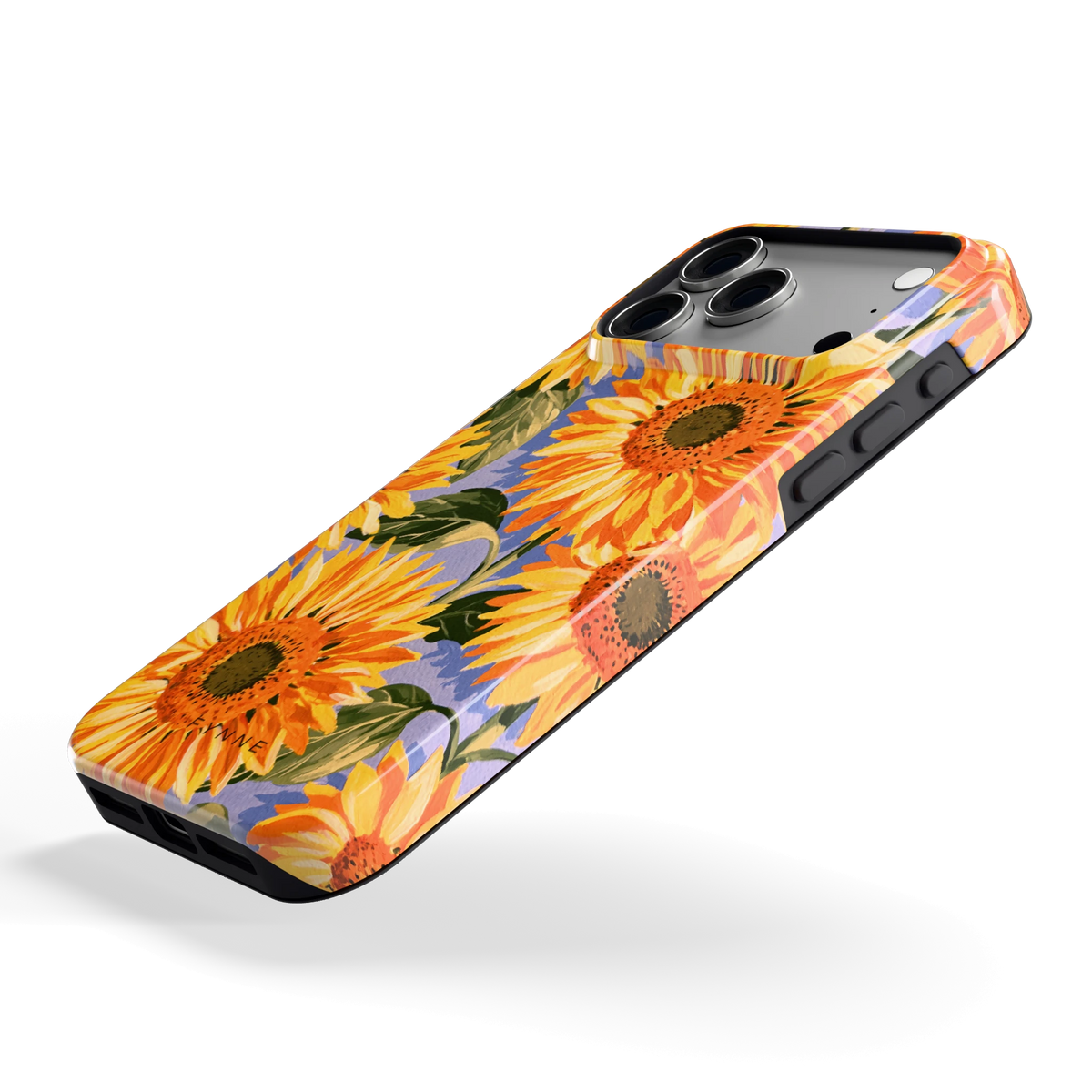 Zonnebloemenveld hoesje voor iPhone 18 Pro Max, schuin