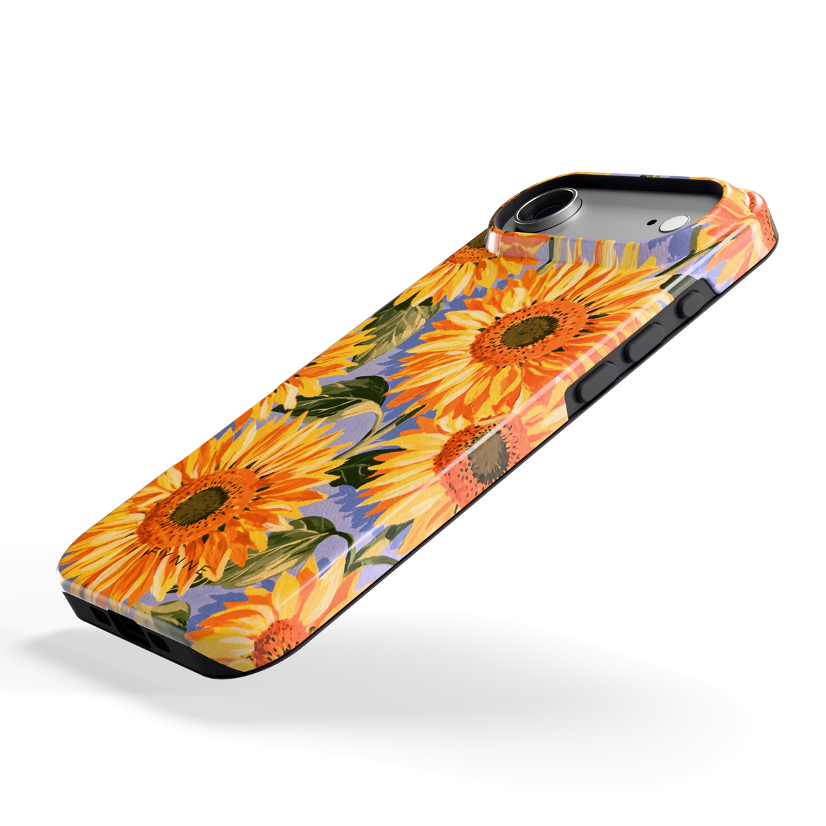 Zonnebloemenveld hoesje voor iPhone Air, schuin
