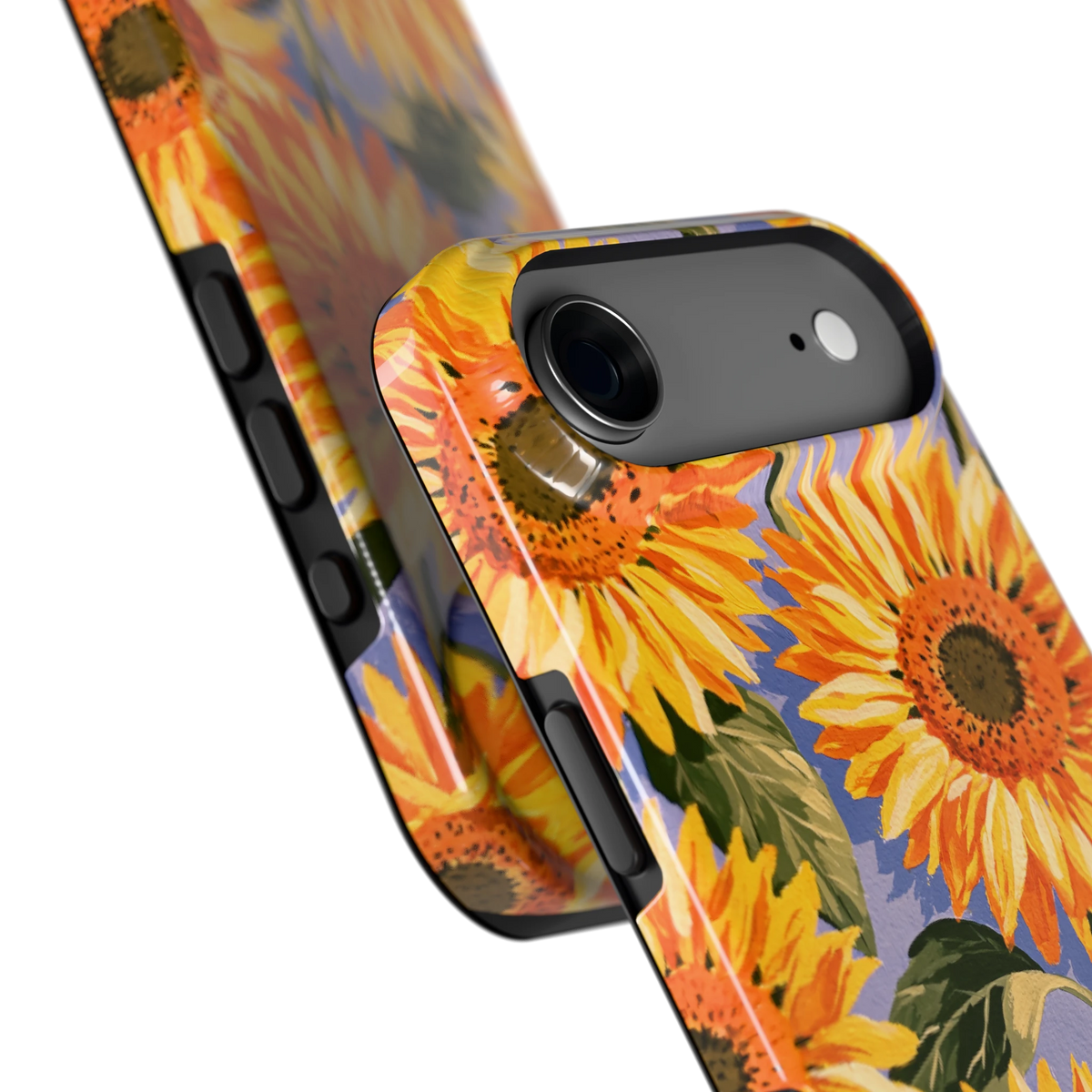 Zonnebloemenveld hoesje voor iPhone Air, close-up