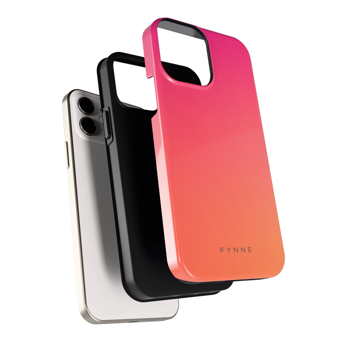 Zonsondergang hoesje voor iPhone 12, los van de telefoon