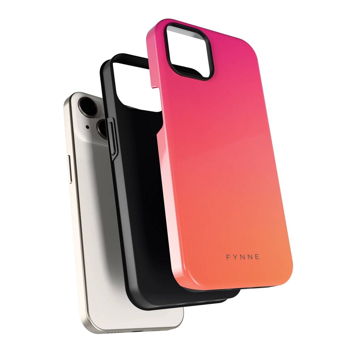 Zonsondergang hoesje voor iPhone 13, los van de telefoon
