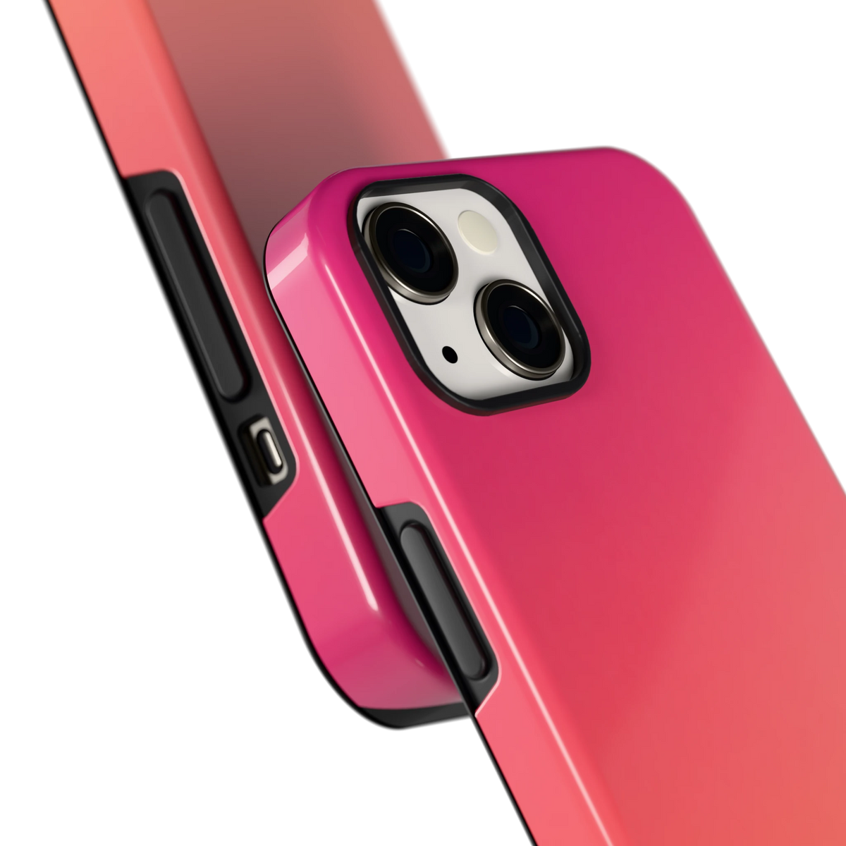 Zonsondergang hoesje voor iPhone 13, close-up