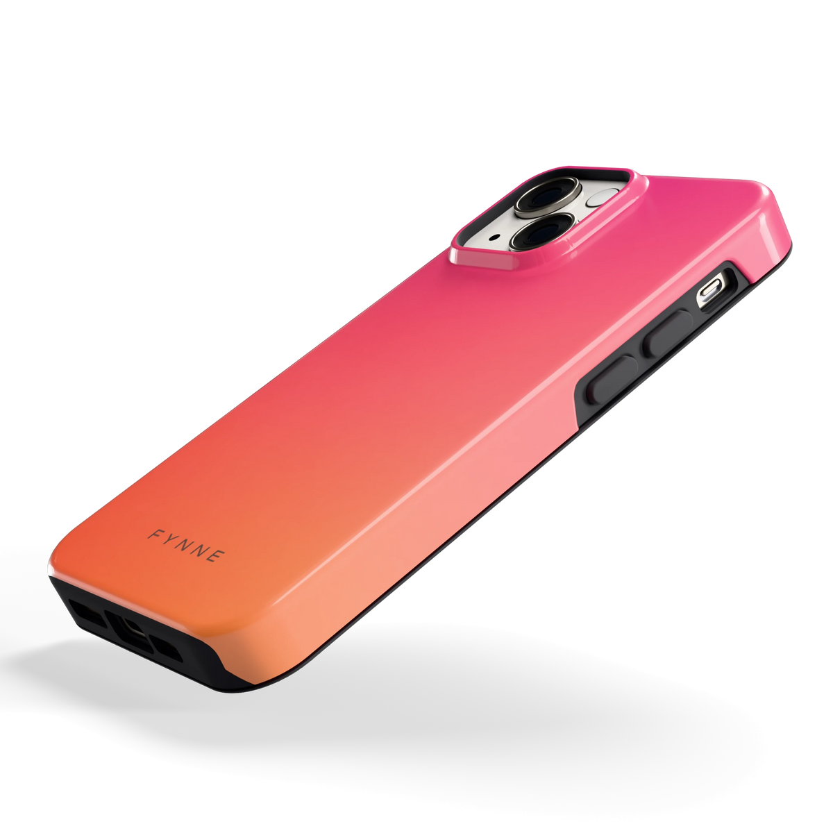 Zonsondergang hoesje voor iPhone 13 mini, schuin