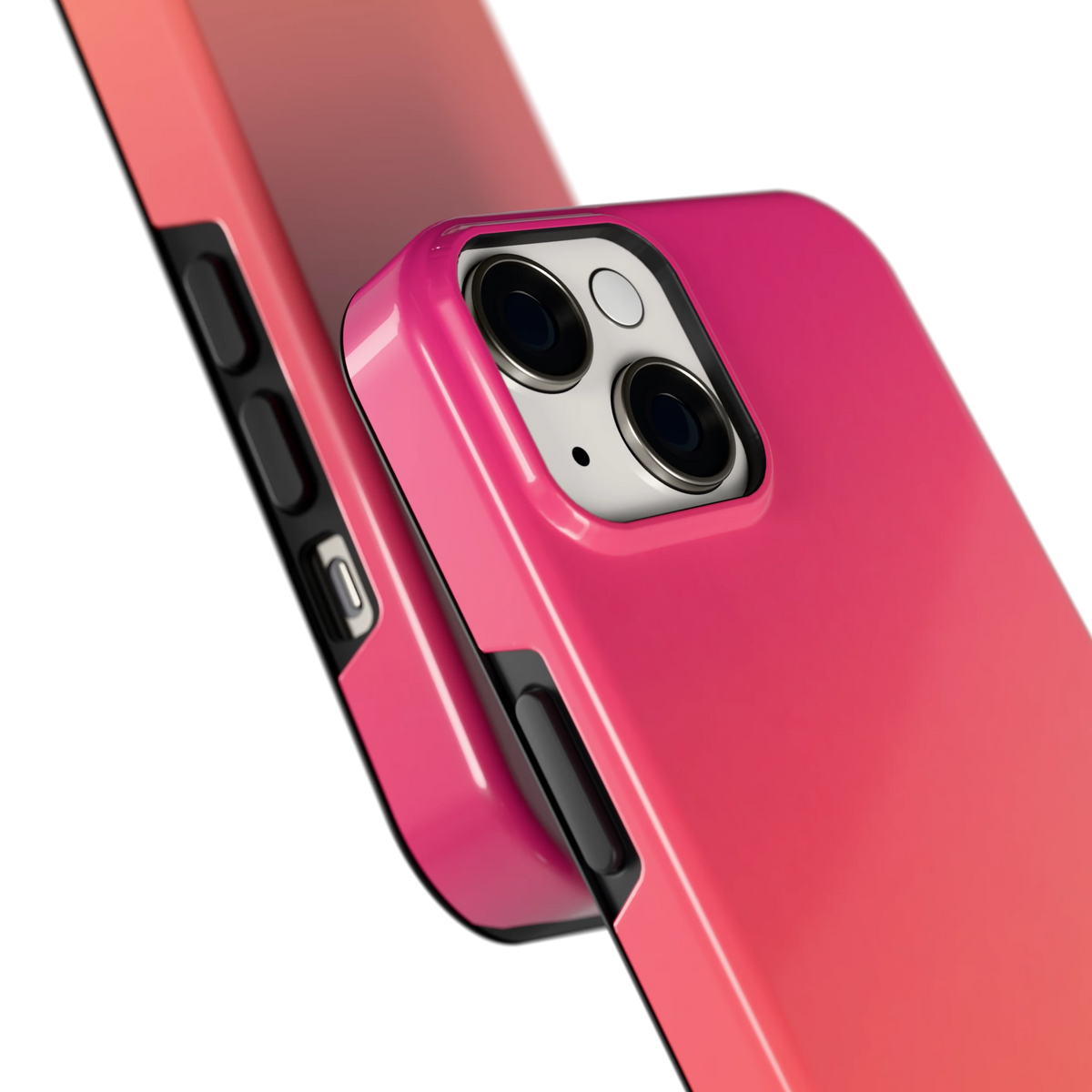 Zonsondergang hoesje voor iPhone 14, close-up