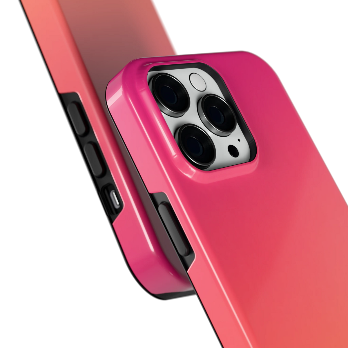 Zonsondergang hoesje voor iPhone 14 Pro Max, close-up