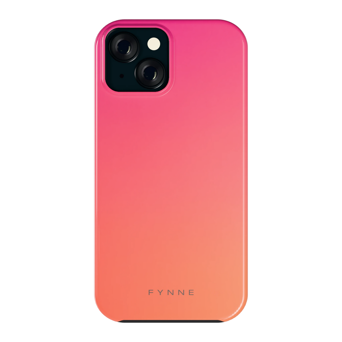 Zonsondergang hoesje voor iPhone 15, achterkant