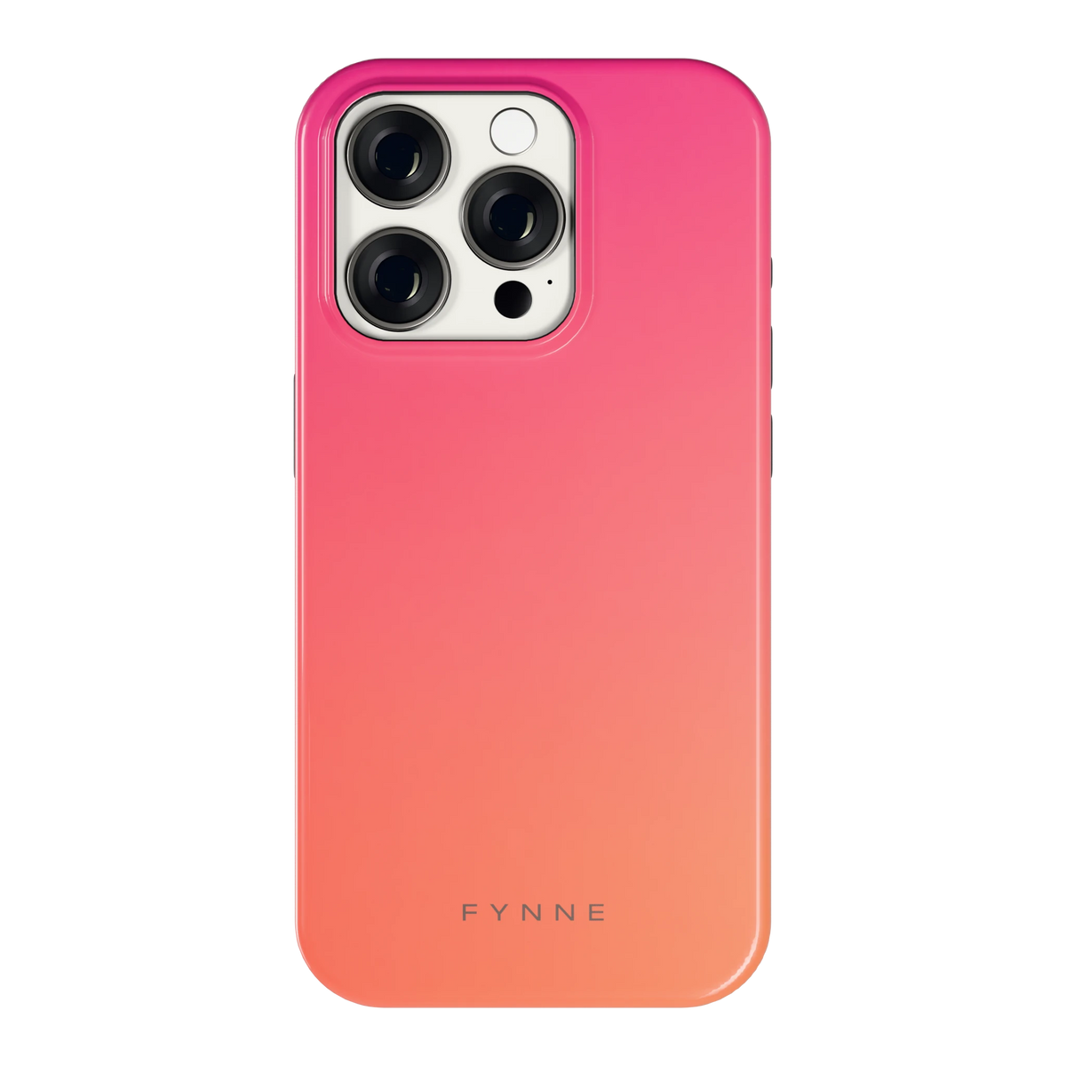 Zonsondergang hoesje voor iPhone 15 Pro, achterkant