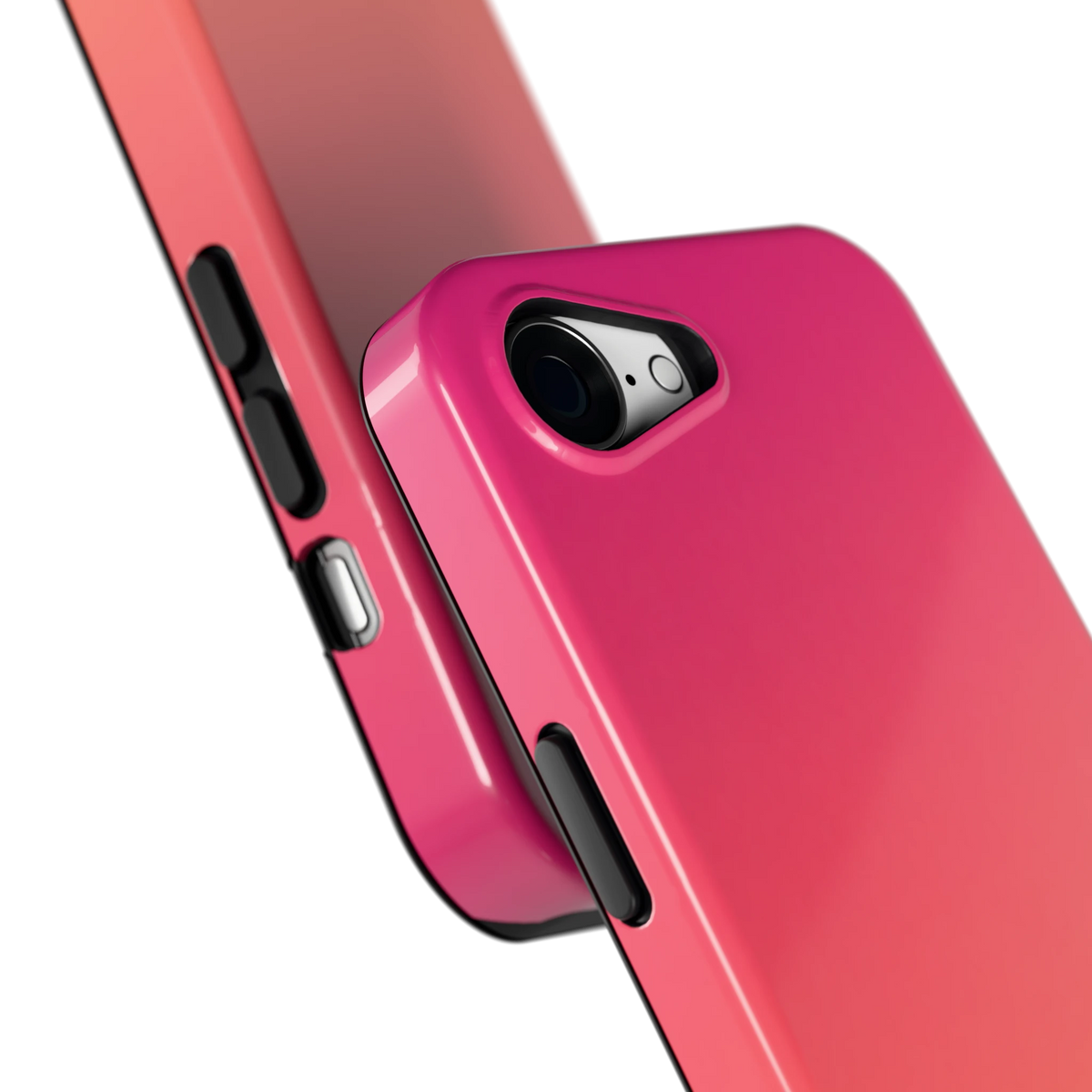 Zonsondergang hoesje voor iPhone 16e, close-up