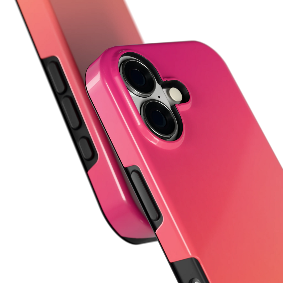 Zonsondergang hoesje voor iPhone 17, close-up