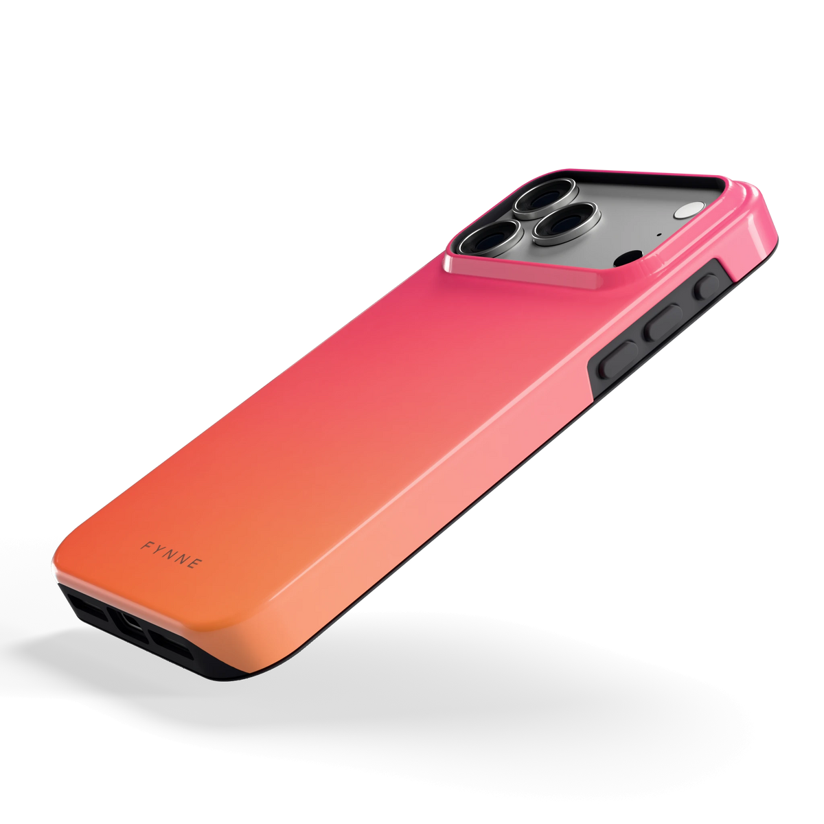 Zonsondergang hoesje voor iPhone 18 Pro Max, schuin