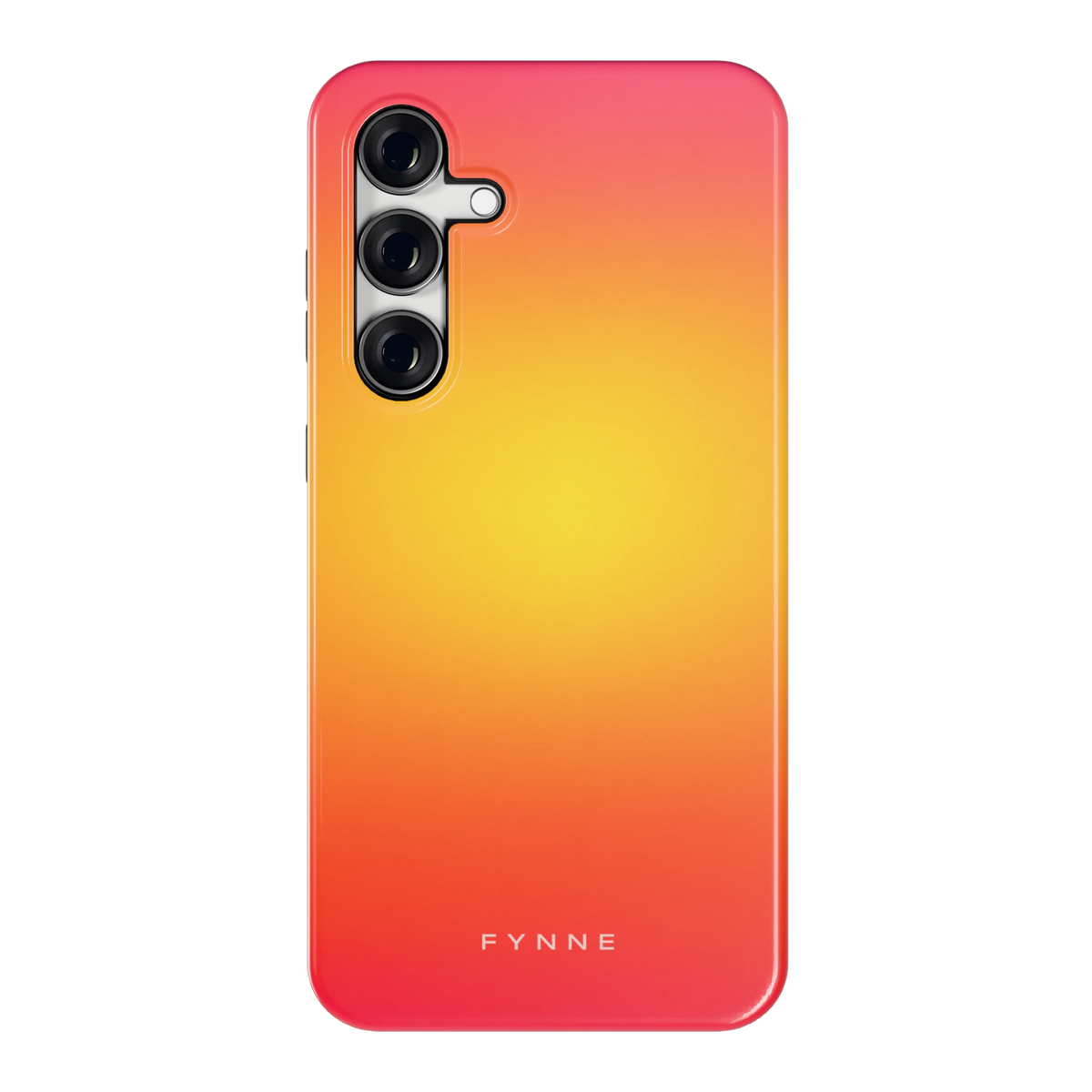 Zonsondergang Verloop hoesje voor Galaxy S24 FE, achterkant