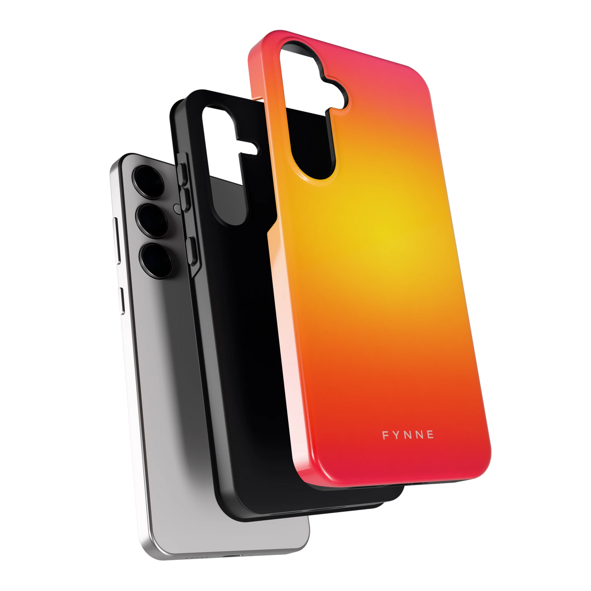 Zonsondergang Verloop hoesje voor Galaxy S24+, los van de telefoon