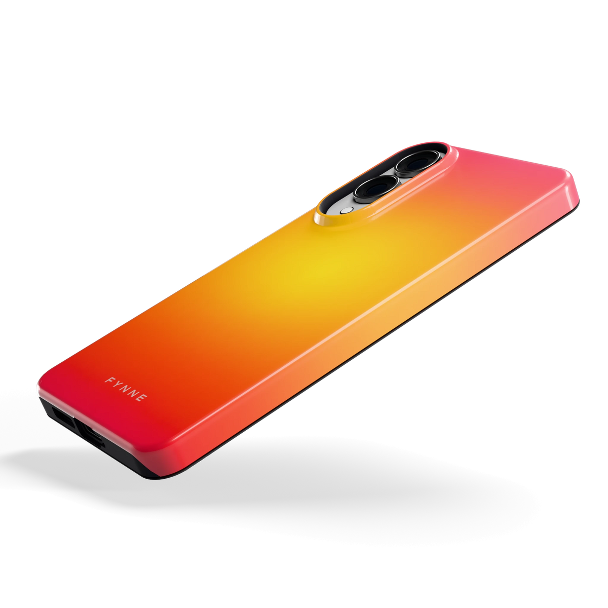 Zonsondergang Verloop hoesje voor Galaxy S25 Edge, schuin