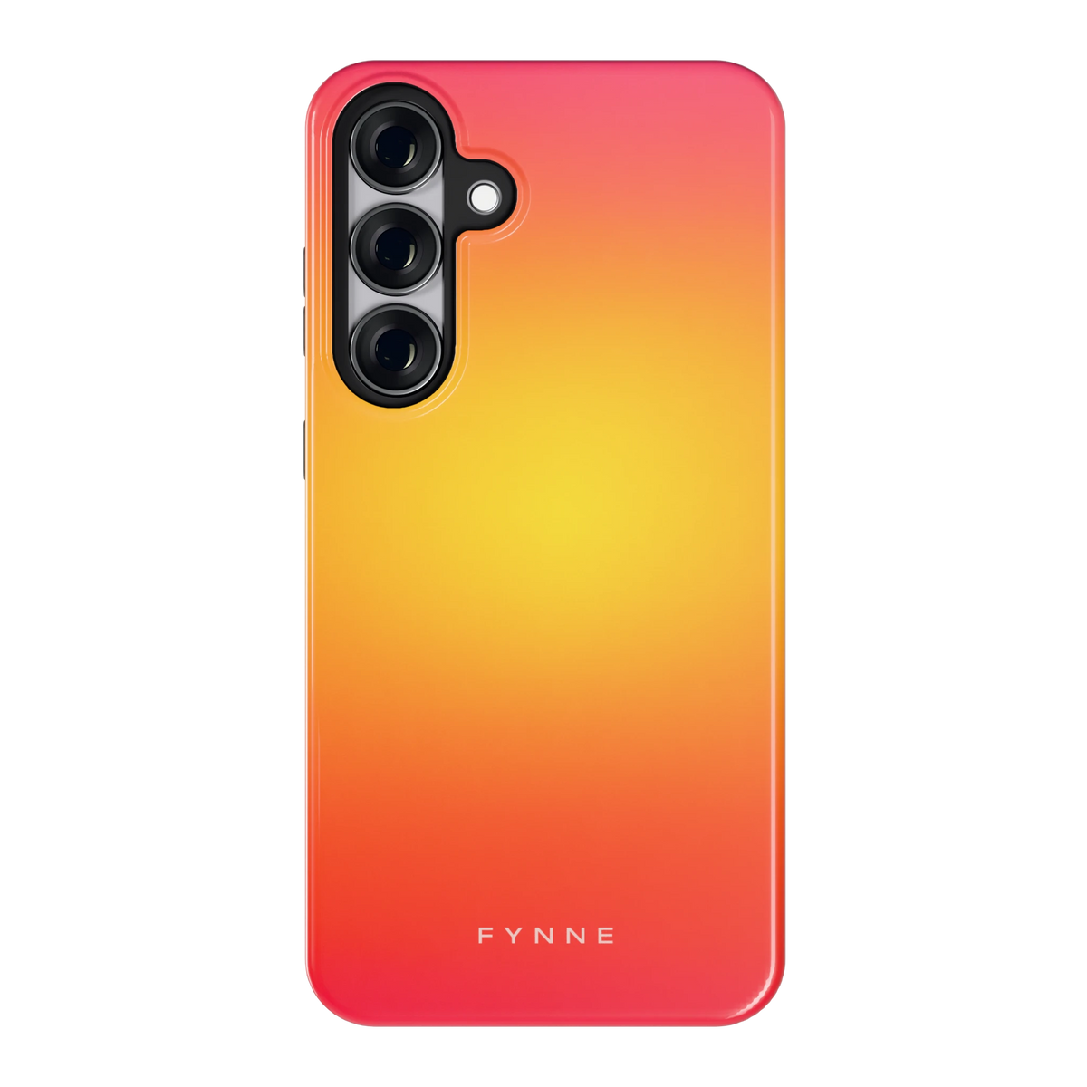 Zonsondergang Verloop hoesje voor Galaxy S25+, achterkant