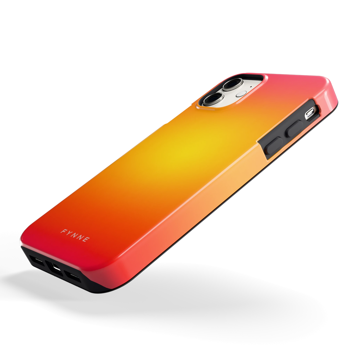 Zonsondergang Verloop hoesje voor iPhone 11, schuin