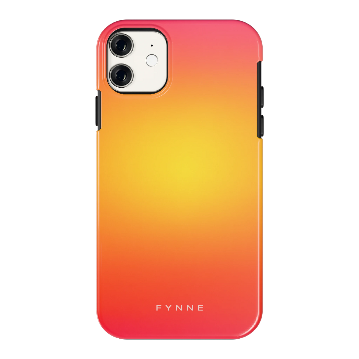Zonsondergang Verloop hoesje voor iPhone 11, achterkant